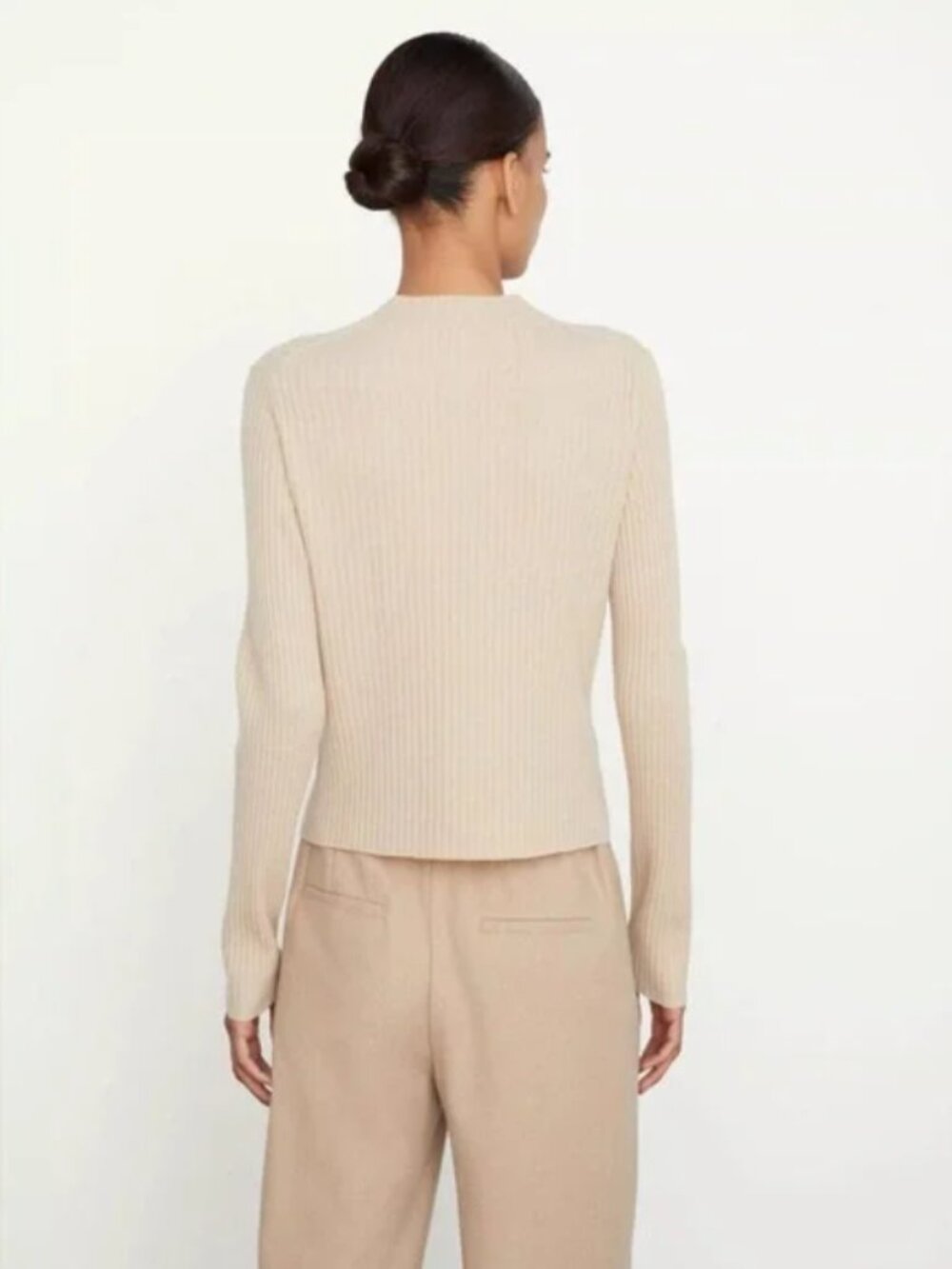 NWT Vince Ribbed Button Cardigan Sweater cashmere wool - Picture 3 of 7